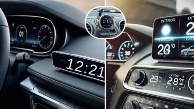 Baimoqi Car Digital Clock